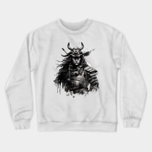 a samurai desing Crewneck Sweatshirt